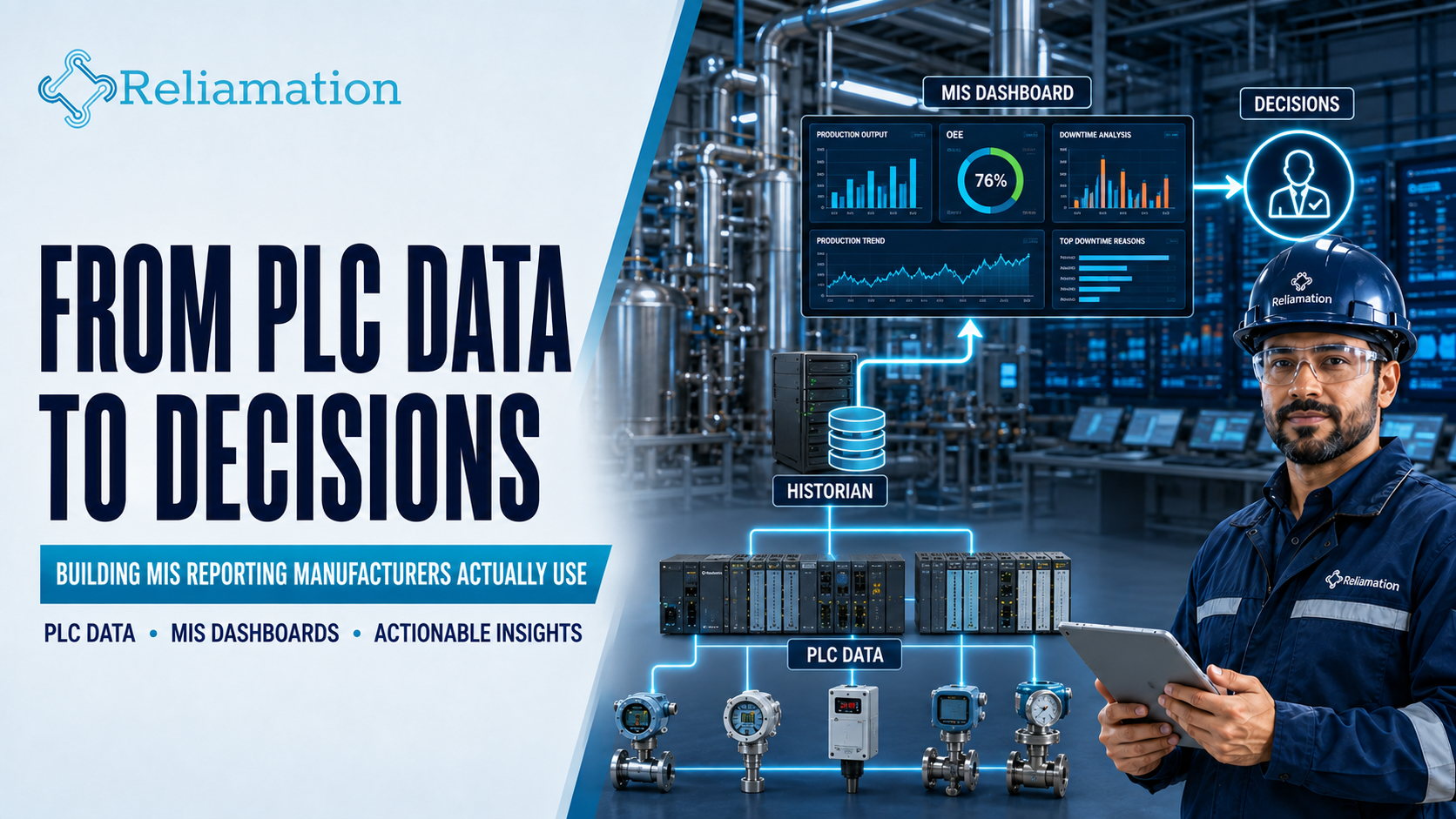 From PLC Data to Decisions: Building MIS Reporting Manufacturers Actually Use